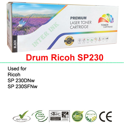 ดรัมเทียบเท่า Drum Ricoh SP230 Compatible - ยี่ห้อ Compatible Toner ราคา 290 บาท*ส่งฟรี