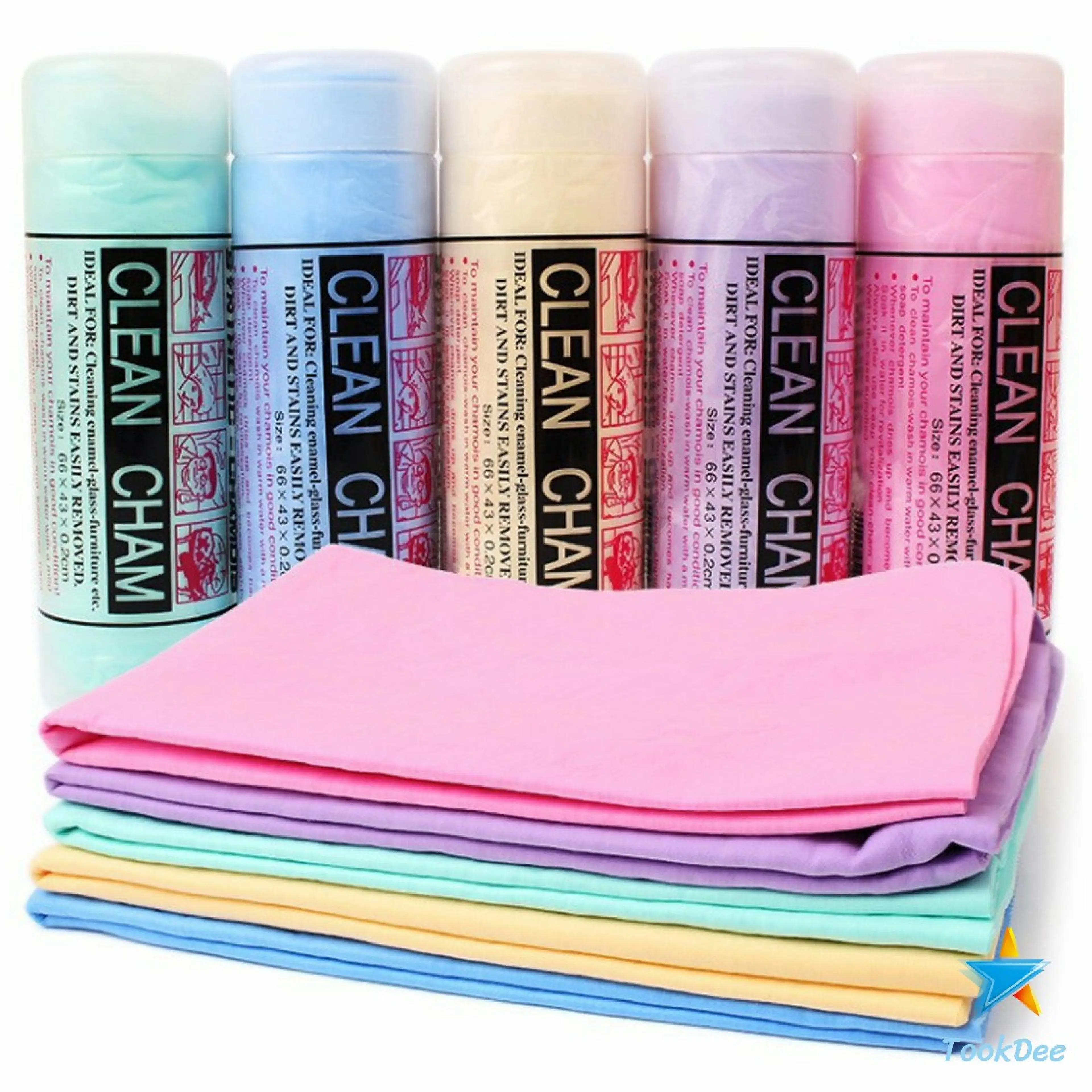TookDee ผ้าชามัวร์ ผ้าเช็ดรถ ผ้าอเนกประสงค์ดูดซับน้ำได้ดี Multipurpose towel