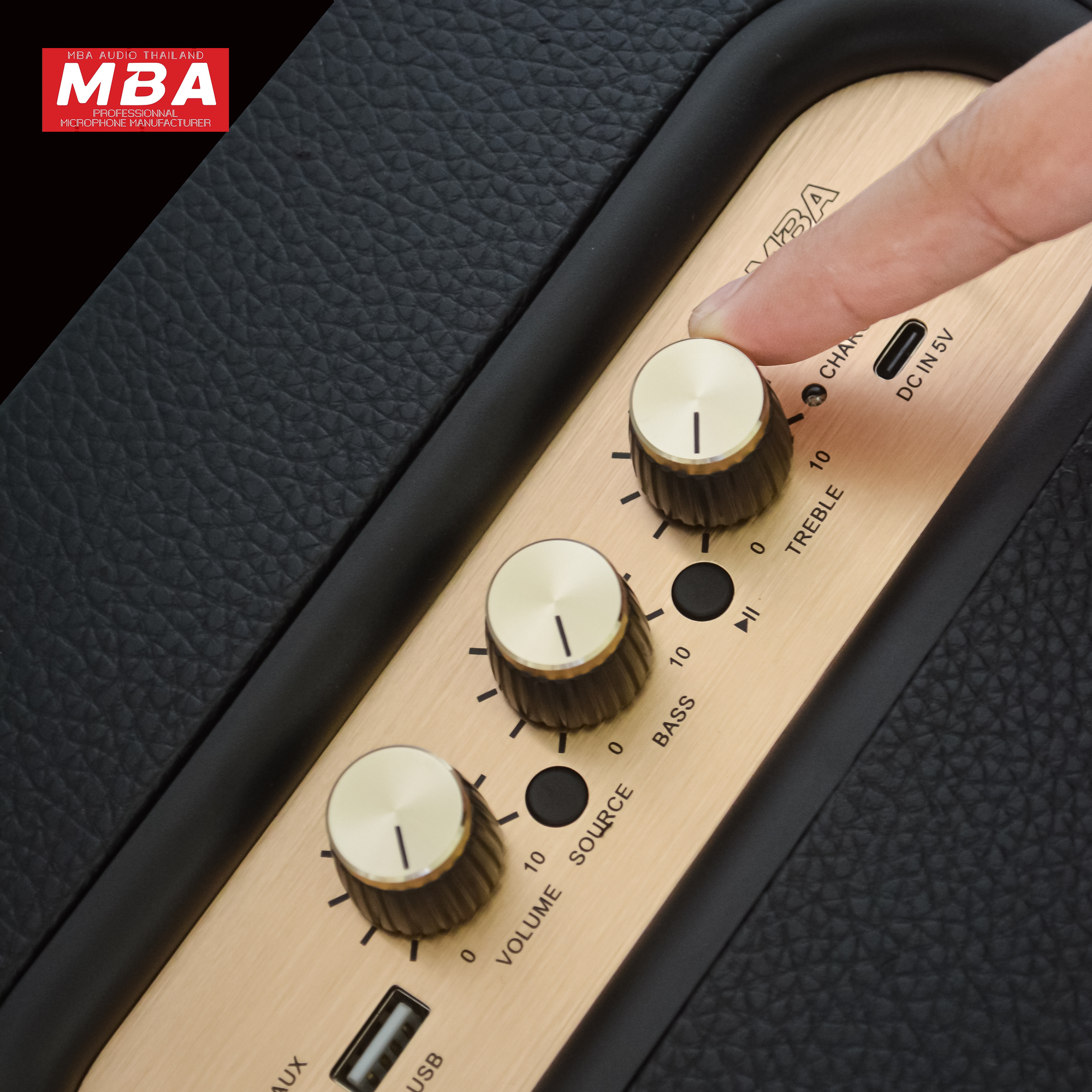 ลำโพงบลูทูธ ลำโพงไร้สาย MBA รุ่น M44 4นิ้ว กำลังขับ 100วัตต์ ลำโพงบลูทูธเบสหนัก ลำโพงบูทูธดังๆ bluetooth speaker ลำโพง เสียงเบสแน่น