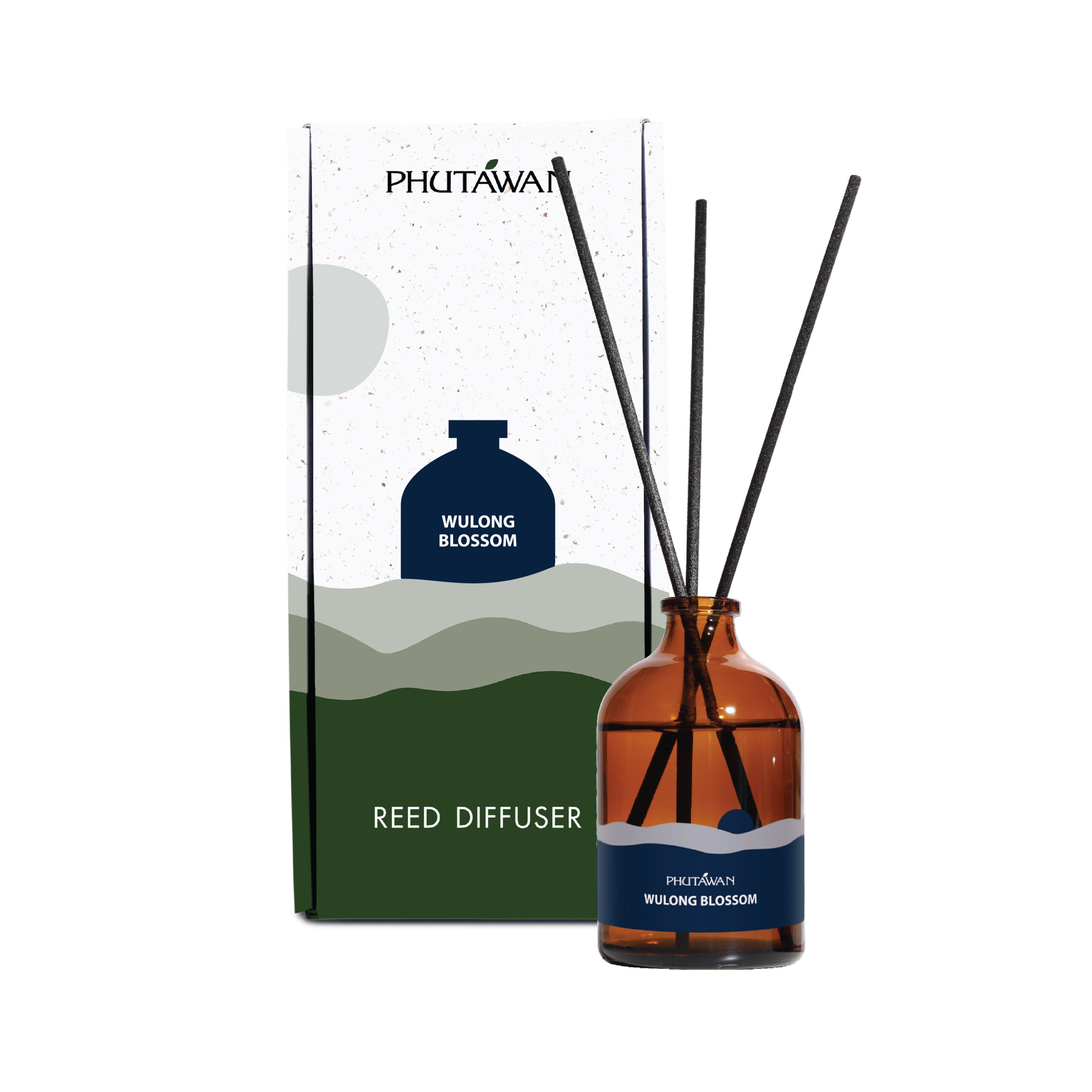 Phutawan ภูตะวัน ก้านไม้หอมปรับอากาศ อโรม่า รีด ดิฟฟิวเซอร์ Aroma Reed Diffuser (50ml / 100ml)