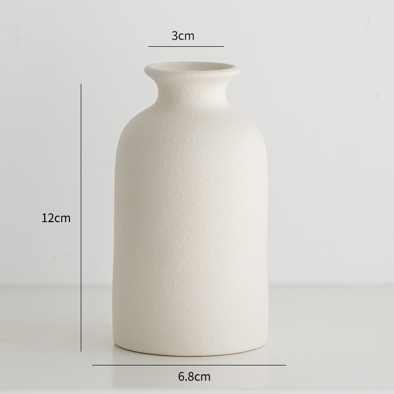 OurHome [แจกันเซรามิก] เครื่องประดับแจกันเซรามิกที่เรียบง่าย YC Simple ceramic vase ornament แจกันเรียบง่าย ของแต่งบ้าน พร็อพถ่ายรูป ร้านกาแฟ ร้านอาหาร ของตกแต่งโรงแรม
