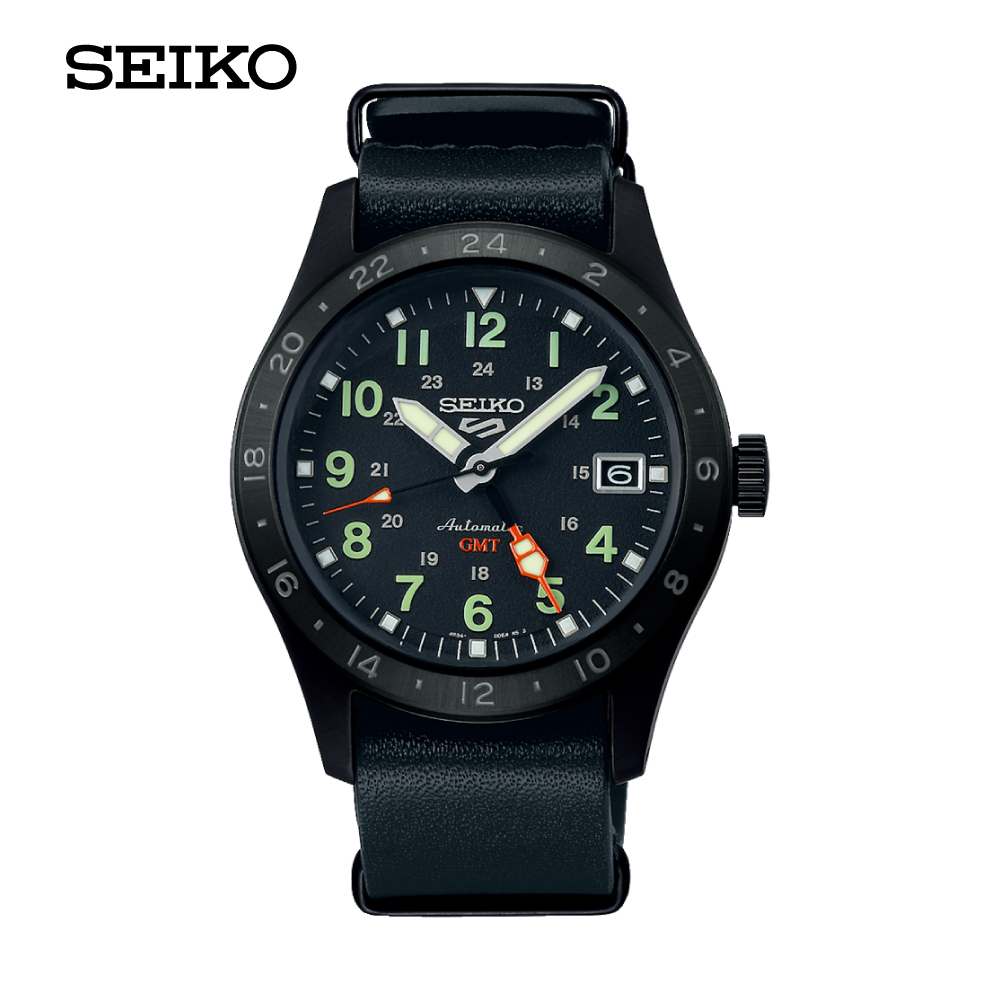 SEIKO 5 SPORTS AUTOMATIC G.M.T ไซโก นาฬิกาข้อมือ รุ่น SSK025K ขนาด 39.4 mm. ราคา 15,500 บาท*ส่งฟรี