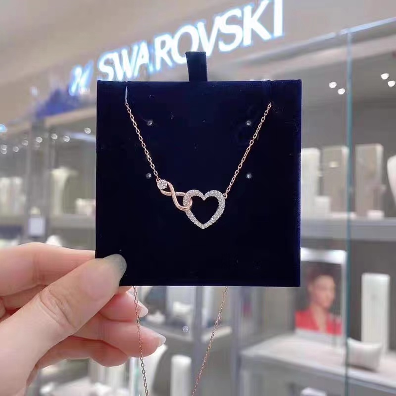 【SALE】?พร้อมส่ง?Swarovskiแท้ สร้อยคอ  SWAROVSKI INFINITY necklace สวาล๊อฟกี swarovski สร้อยคอแท้ สวารอฟส ของแท้ 100% ของขวัญสำหรับคนพิเศษ