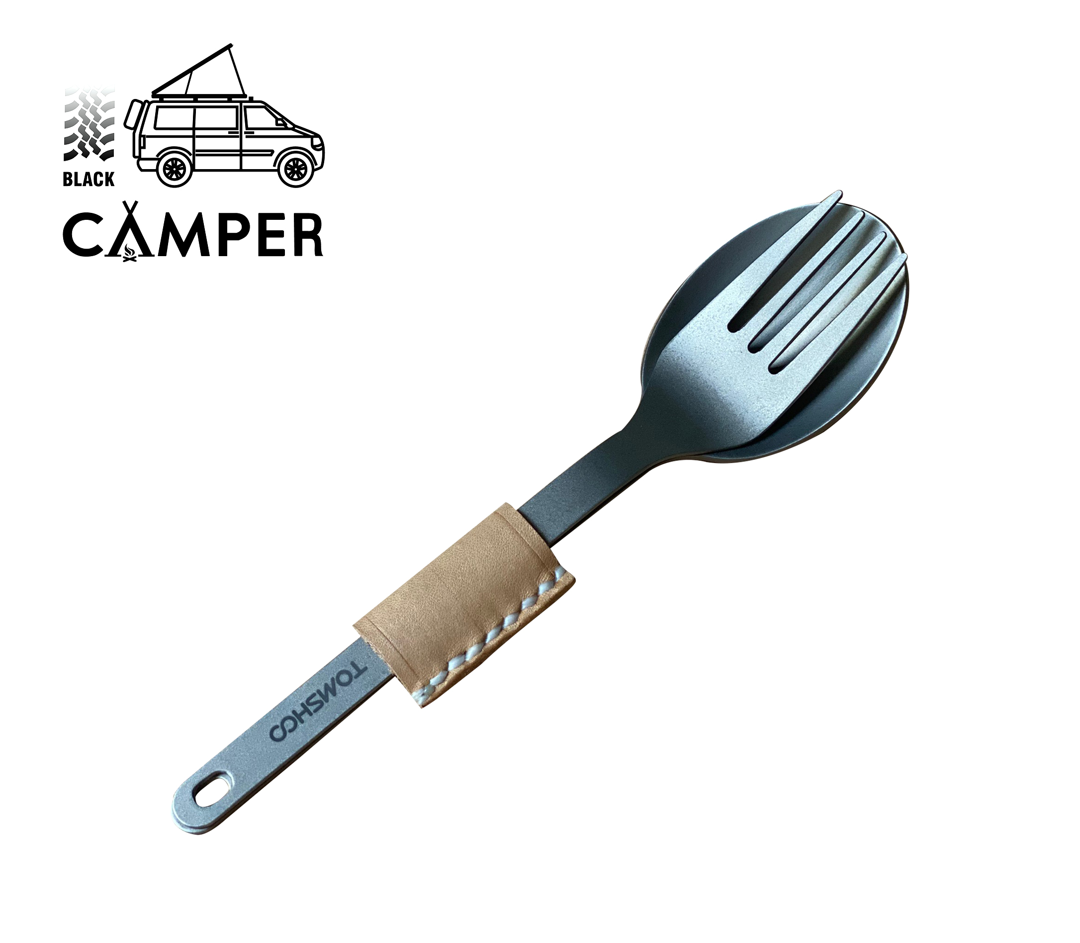 ช้อน ส้อม ไทเทเนียม Titanium Fork and spoon สำหรับพกพา ตั้งแค้มป์ camping outdoor