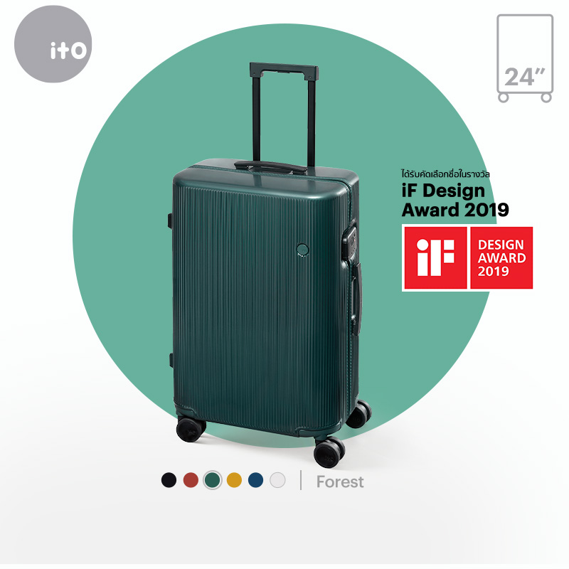 ITO Pistachio 24 - Luggage 24 inches Passcode TSA Lock (Suitcase, luggage, trolley travel bags, hard case, Lightweight, Check-in) ราคา 7,690 บาท*ส่งฟรี