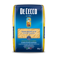 เด เชกโก เพนเน พาสต้า เบอร์ 41 จากอิตาลี 500 กรัม - Penne rigate no.41 Pasta 500g De Cecco brand from Italy