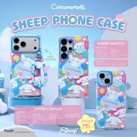 [For iPhone MS & Samsung Cinnamoroll] Cinnamoroll Collection เคสสำหรับไอโฟนแถมฟรี สายห้อยเคส S23 S24 S25 S26 Ultra สำหรับไอโฟน MS แม่เหล็ก ลายCinnamoroll ลิขสิทธิ์แท้