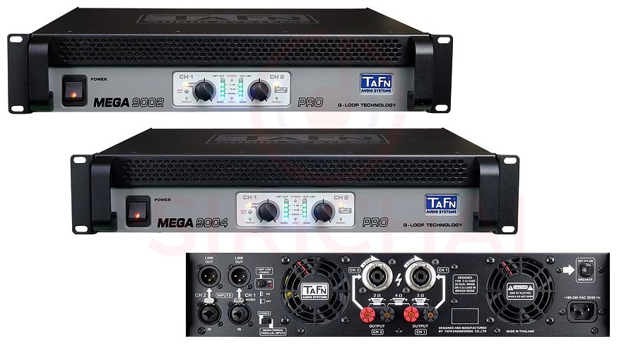 เพาเวอร์แอมป์ TaFn รุ่น MEGA 9004 (PRO) ราคา 41,500 บาท*ส่งฟรี