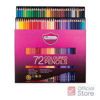 Master Art สีไม้ ดินสอสีไม้ แท่งยาว 72 สี รุ่นใหม่ เฉดสีครบจุใจ - จำนวน 1 กล่อง