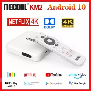 ภาพหน้าปกสินค้า-สินค้าจัดโปร-Mecool KM2 รองรับ Netflix4K DISNEYPLUS Amlogic S905X2 2GB DDR4 USB3.0 Wifi 5G Android10 ที่เกี่ยวข้อง