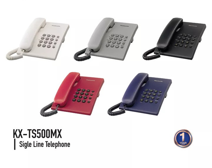Panasonic Telephone model KX-TS500MX ราคา 630 บาท*ส่งฟรี