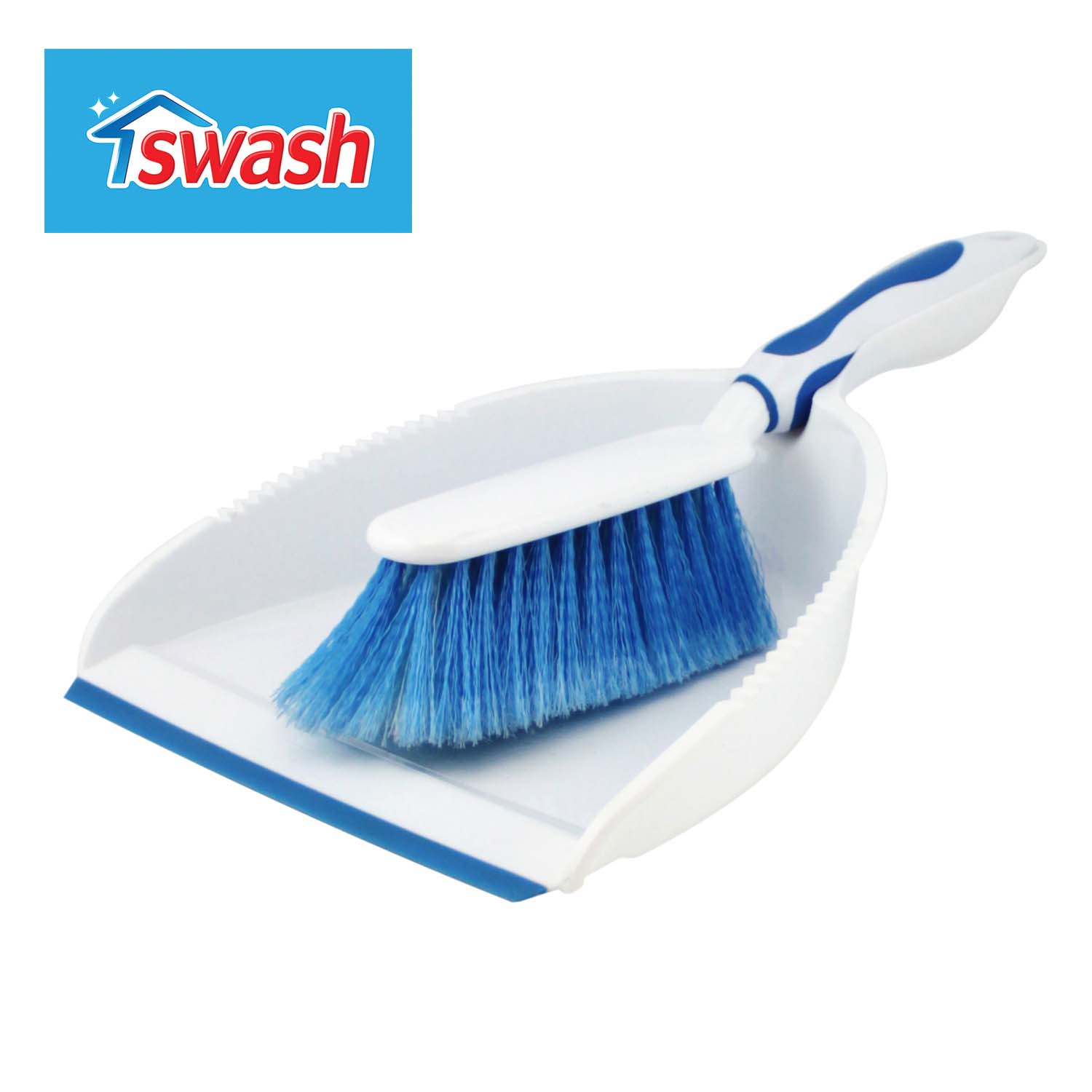 SWASH Dustpan set (White) - สวอช ชุดแปรงปัดผงพร้อมที่โกย ที่โกย ที่โกยขยะ ที่ตักขยะ ราคา 183 บาท*ส่งฟรี