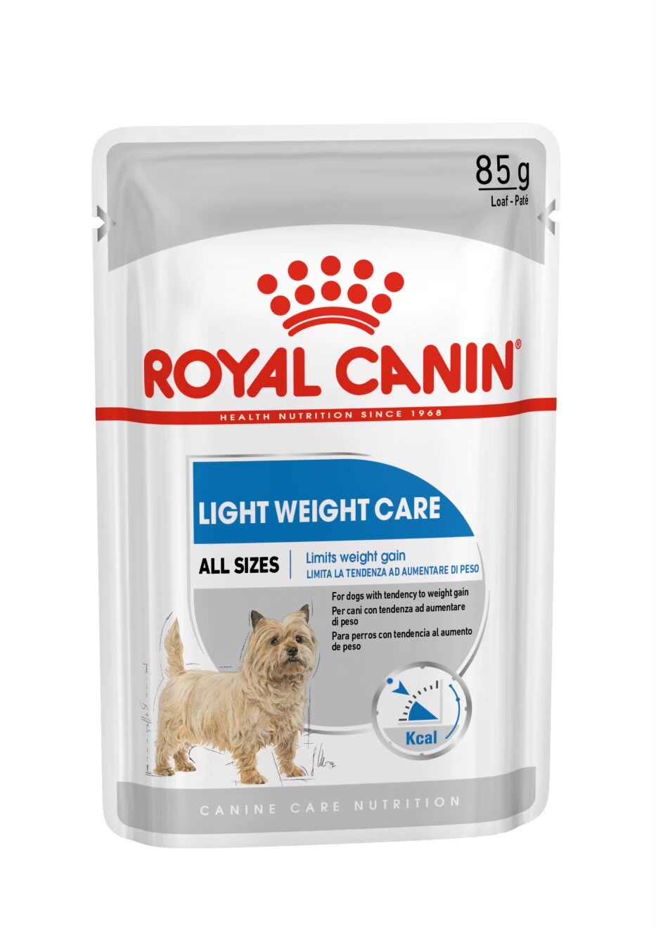 Royal Canin Light Weight Care Loaf Pouch - โรยัล คานิน อาหารเปียก สำหรับ สุนัขควบคุมน้ำหนัก ขนาด 85g x 12ซอง