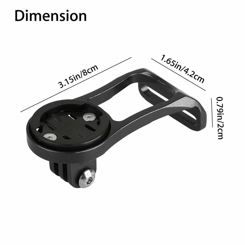 ขาไมล์จักรยาน ขาไมล์ติดสเต็ม ติดไฟหน้าได้ Bike Mount สำหรับ Garmin / Cateye / Bryton  (บรรจุ 1 ชุด)