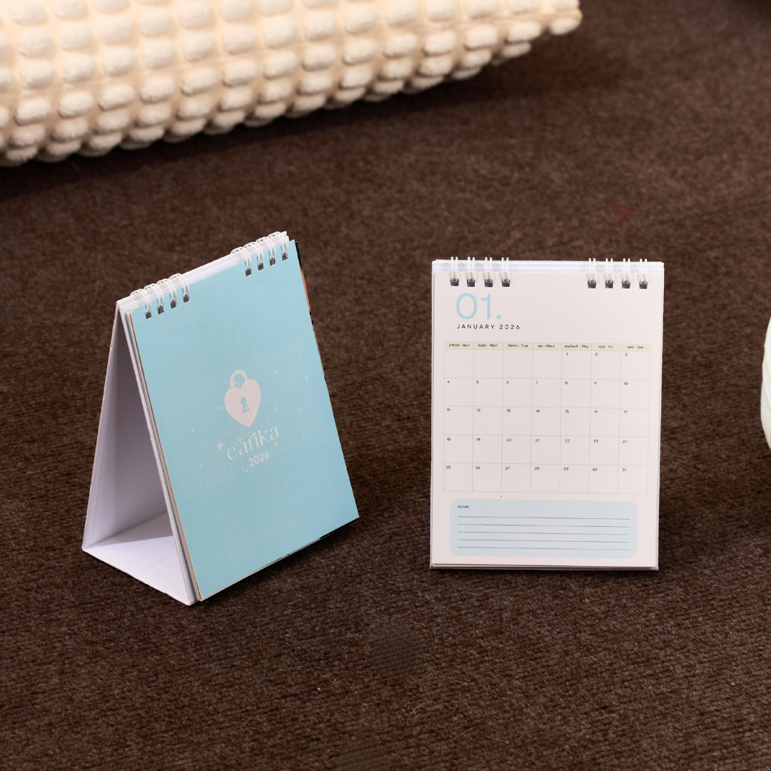 earika.earrings - earika calendar ปฎิทินตั้งโต๊ะเอียริกะ ปี 2569