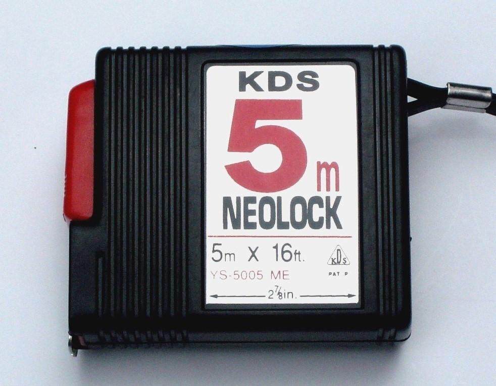 ตลับเมตร KDS Neolock 5 เมตร ของแท้ มีใบผ่านการตรวจสอบ