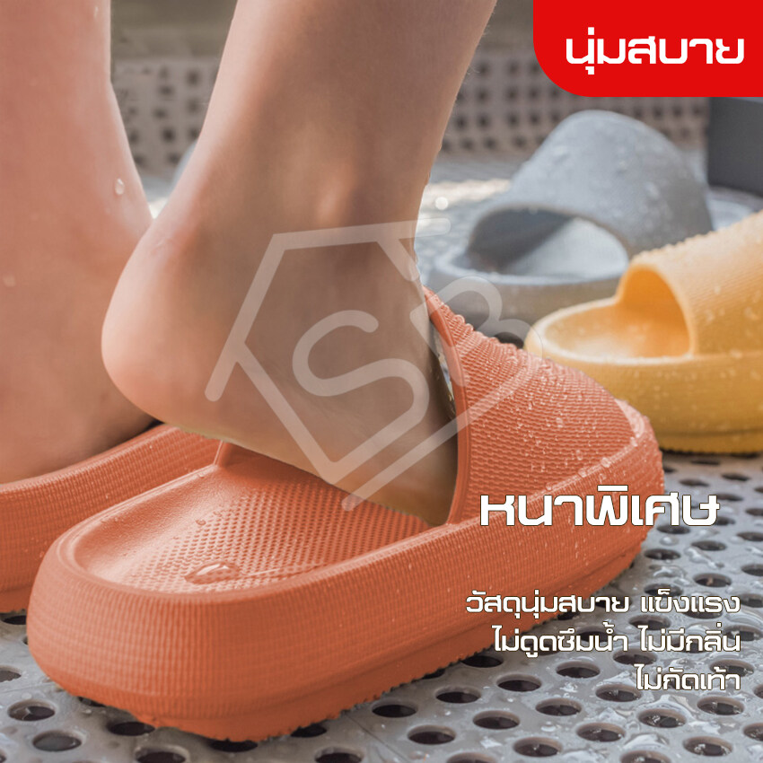 รองเท้าแตะสวม Unisex รองเท้าสุขภาพ Comfort Sandal เบา ทนทาน