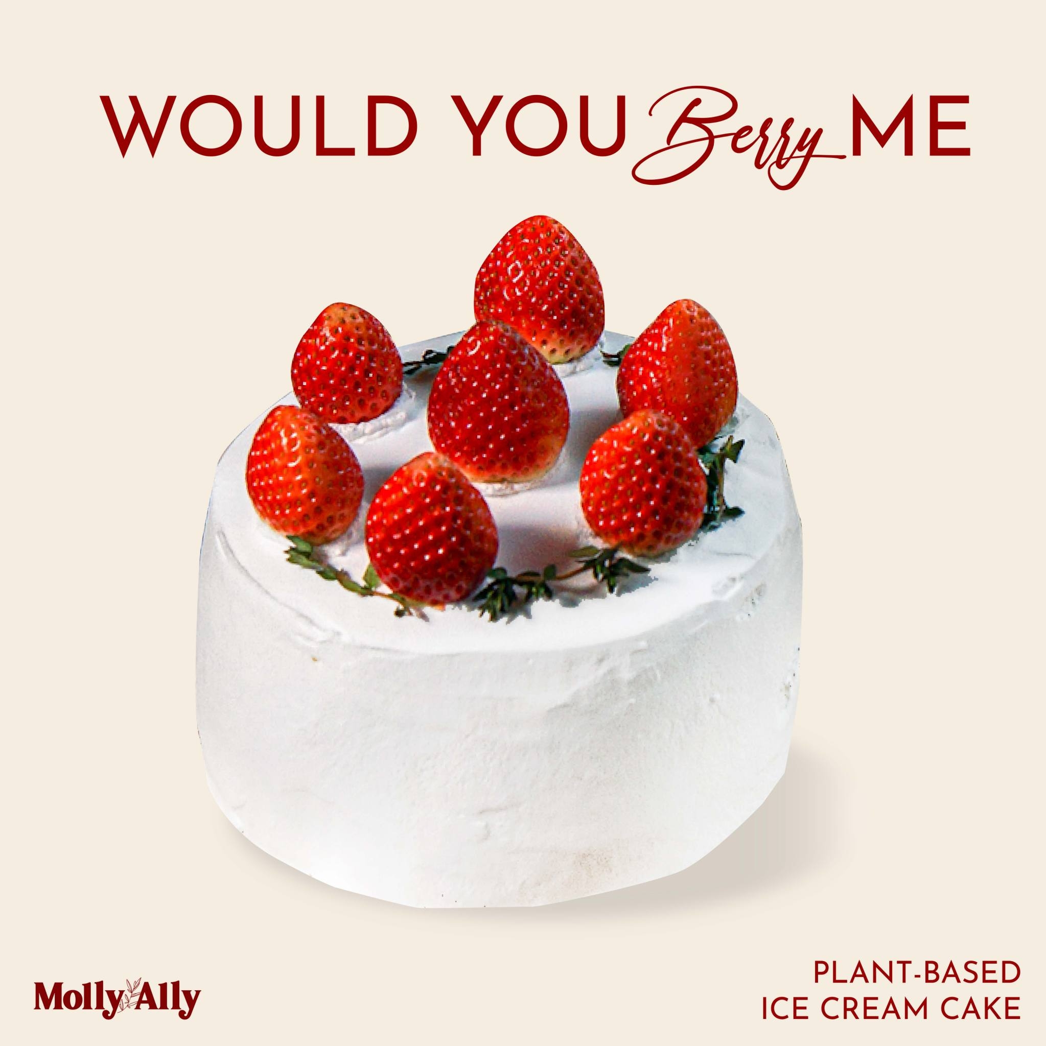 🍰Would You Berry Me - Ice-cream Cake (2ปอนด์) 🍓🍌 เค้กไอติม รวมรสไอติมตัวดัง6ชั้นจุกๆ เข้มข้นครีมมี่ ไม่มีนมวัว ✅Vegan ราคา 1,900 บาท*ส่งฟรี