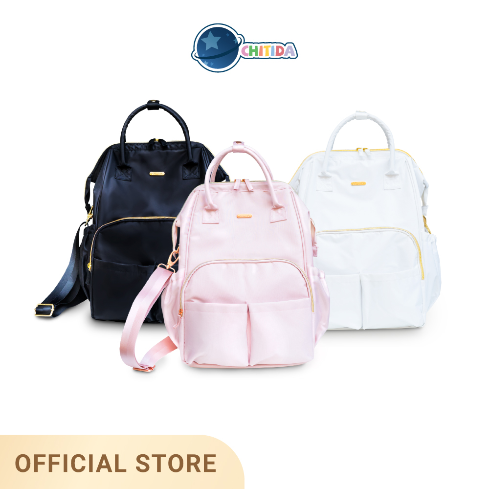 CHITIDA กระเป๋าสัมภาระ​คุณแม่ มีกระเป๋าใบเล็กด้านในใช้เก็บอุณหภูมิ รุ่น Luxury Appeal ราคา 3,150 บาท*ส่งฟรี