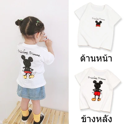 Short sleeve childrens clothing cartoon Cute girl clothes Cotton short sleeve baby clothes (14)
