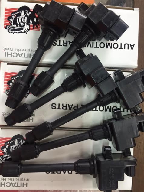 คอยลจุดระเบิดHitachi NIssan cefiro A32 v6 2.0 3.0 ราคาชุดละ 6ตัว ราคา 7,990 บาท*ส่งฟรี