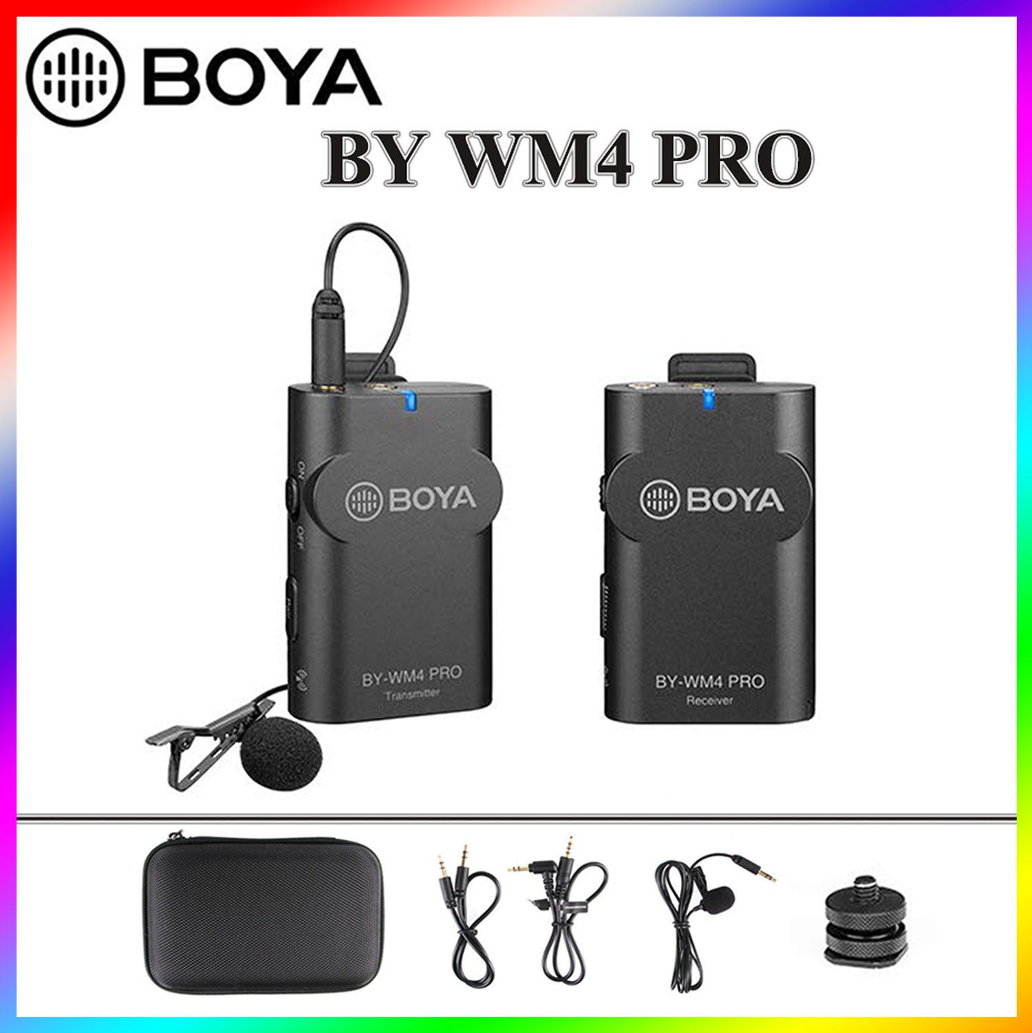 BOYA BY-WM4 Pro ไมโครโฟน สำหรับไลฟ์สด สำหรับสมาร์ทโฟน กล้อง [ของแท้ 100%]