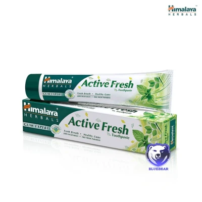 ยาสีฟันสมุนไพร Himalaya active fresh herbal toothpaste 100 g