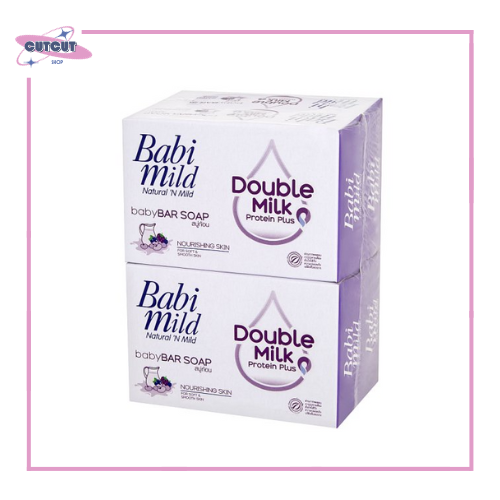 เบบี้มายด์ สบู่ก้อน สูตรดับเบิ้ลมิลค์ โปรตีนพลัส 75 ก. แพ็ค 4