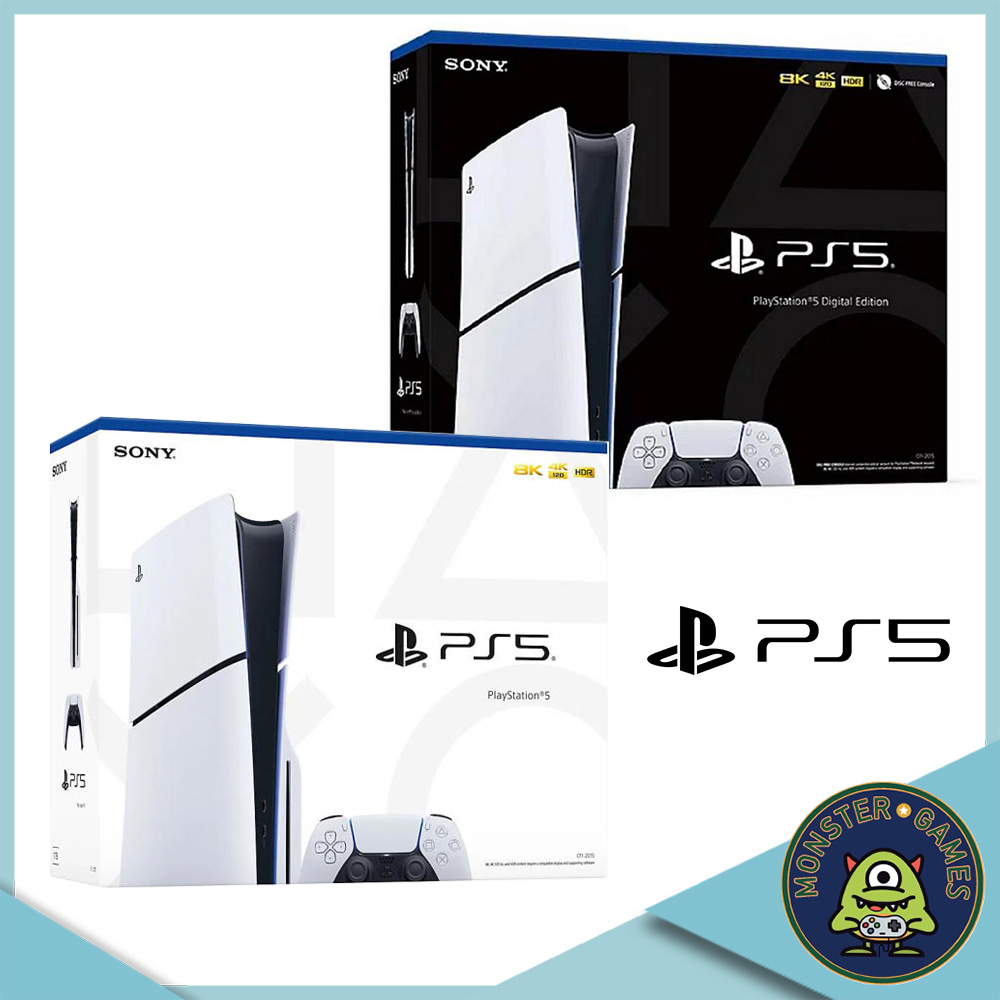 Playstation 5 Slim Console, Sony Center Warranty 1 Year!!!!! (Ps5 Slim Console Digital)(Ps5 Slim Disc Console)(Ps5 Slim Disc Console)(Ps5 Slim Console with Disc Drive) ราคา 17,990 บาท*ส่งฟรี