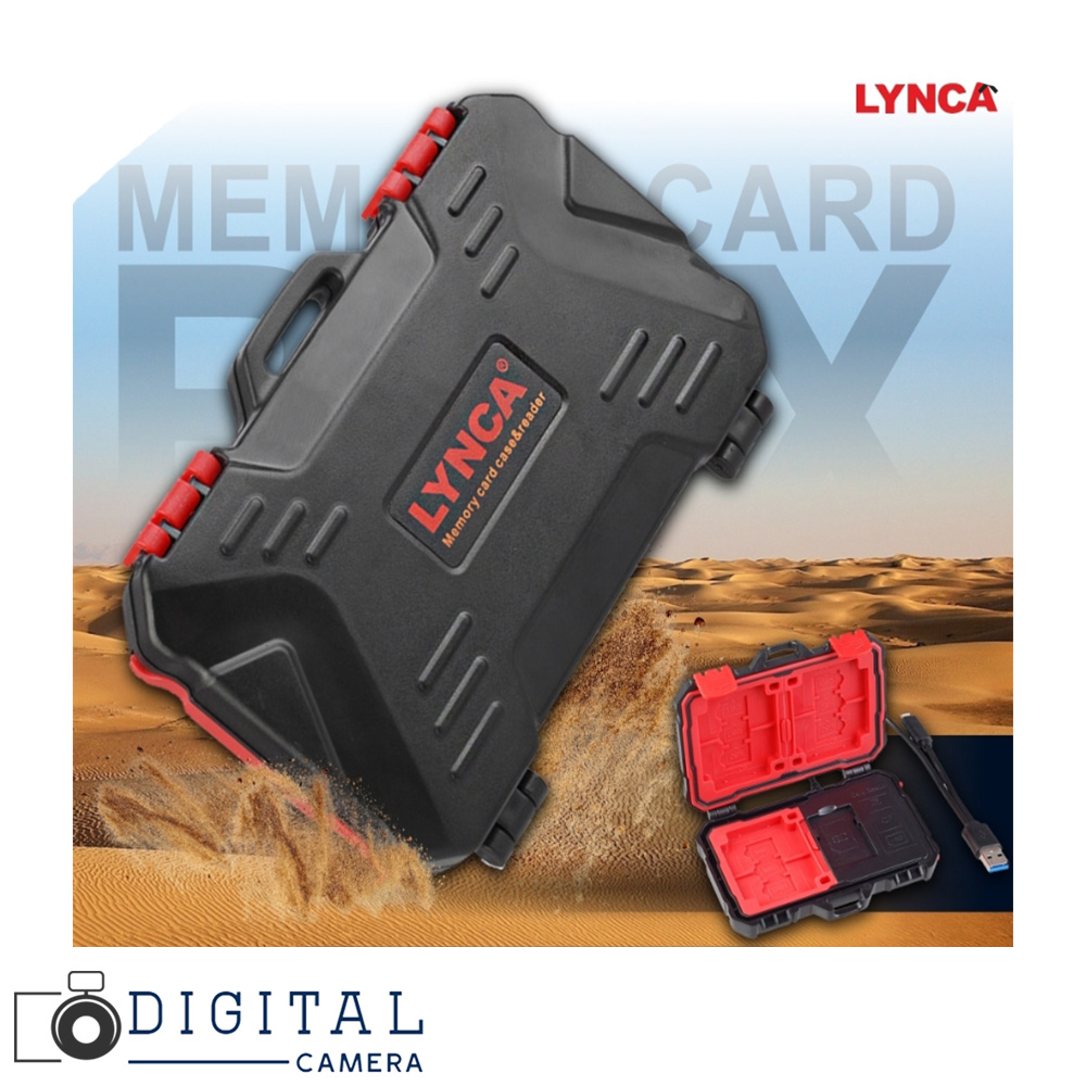 กล่องใส่การ์ด LYNCA USBKH MEMORY CARD BOX & Reader