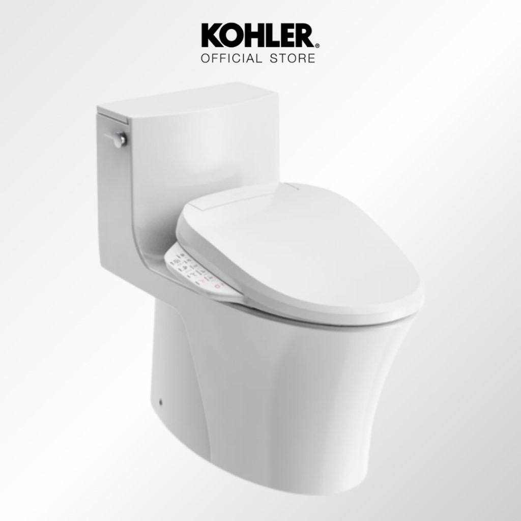 KOHLER (Pre-order 7-14 days) Veil 1-PC Toilet with C3-150 Bidet Seat สุขภัณฑ์แบบชิ้นเดียว ใช้น้ำ 3/4.5L รุ่นเวล พร้อมฝารองนั่งอเนกประสงค์ รุ่น C3-150 แบบซ่อนสาย K-27450X-150-0 ราคา 25,780 บาท*ส่งฟรี
