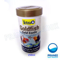 อาหารปลาทอง Tetra Goldfish Gold Exotic 250 ml.