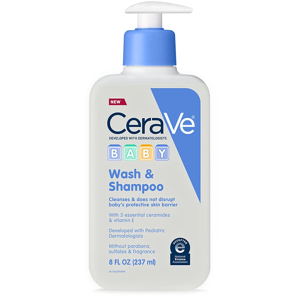 [แพ็คเกจอเมริกา] Cerave Baby Moisturizing Lotion Gentle Baby Skin Care with Hyaluronic Acid and Ceramides ขนาด 237ml.