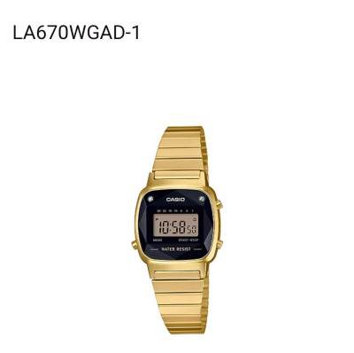 Casio แท้ รุ่น LA-670WGAD-1DF นาฬิกาผู้หญิง Casio แท้ รุ่น LA-670WGAD-1DF นาฬิกาผู้หญิง