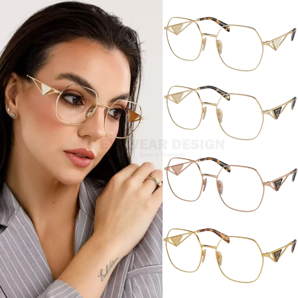 แว่นตาแฟชั่น Prada สายตา Pr59Zv พร้อมอุปกรณ์เสริม ราคา 10,500 บาท*ส่งฟรี