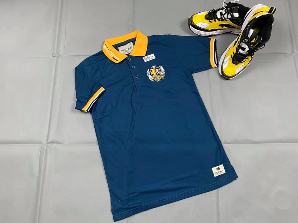 เสื้อคอ Polo โปโลผู้ชายแขนสั้น Polo Shirt ยี่ห้อ SC ปักสิงห์รวงข้าว ผ้าจุติไมโคร ไม่หด ไม่ตกสี ใส่สบาย ใส่ลำลอง สุภาพ หรือ เที่ยวได้