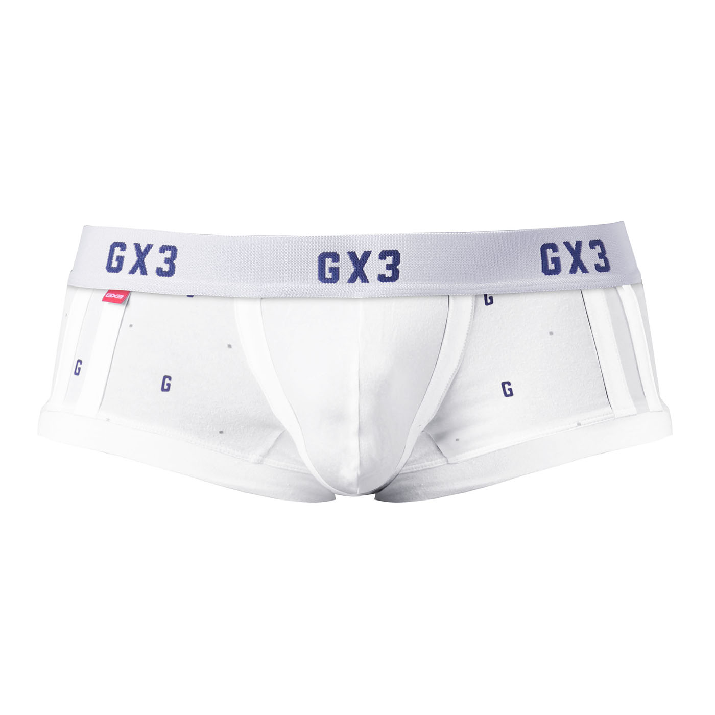 GX3 Underwear THE COTTON Logo Boxer - White