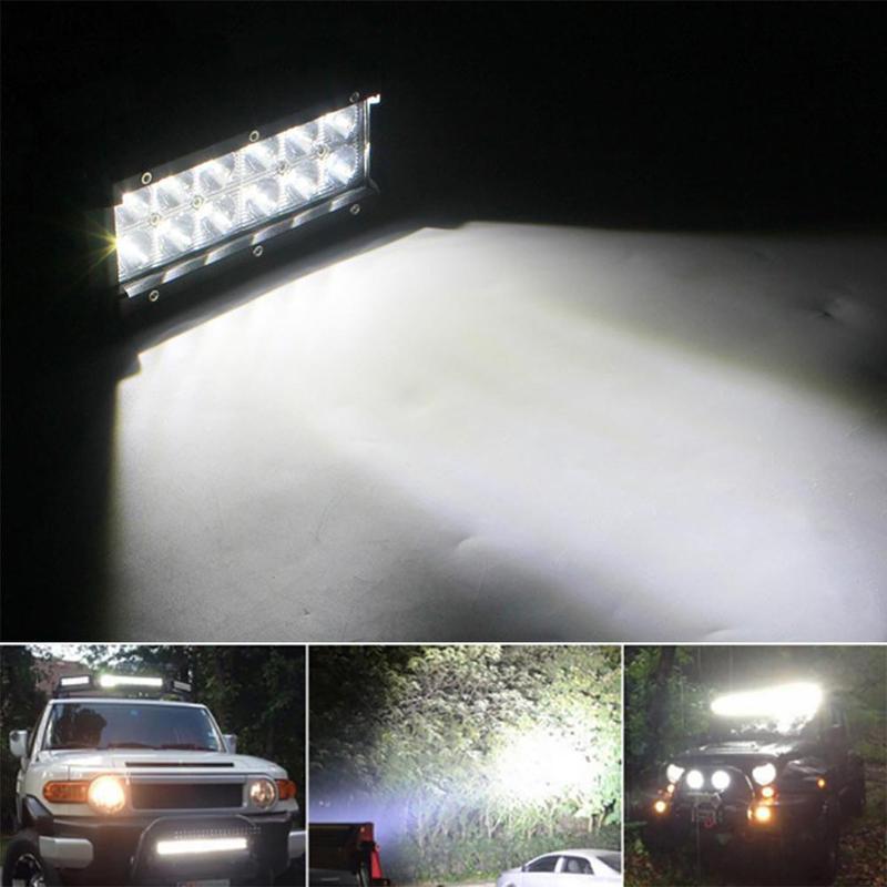 ส่งฟรี สว่างมาก !! LED SPOT BEAM ไฟสปอร์ตไลท์ ไฟหน้ารถ ไฟท้าย สว่างมาก 36 วัตต์ (Watt) 12V-24V เเสงขาว งานพรีเมี่ยม จำนวน 1 ชิ้น