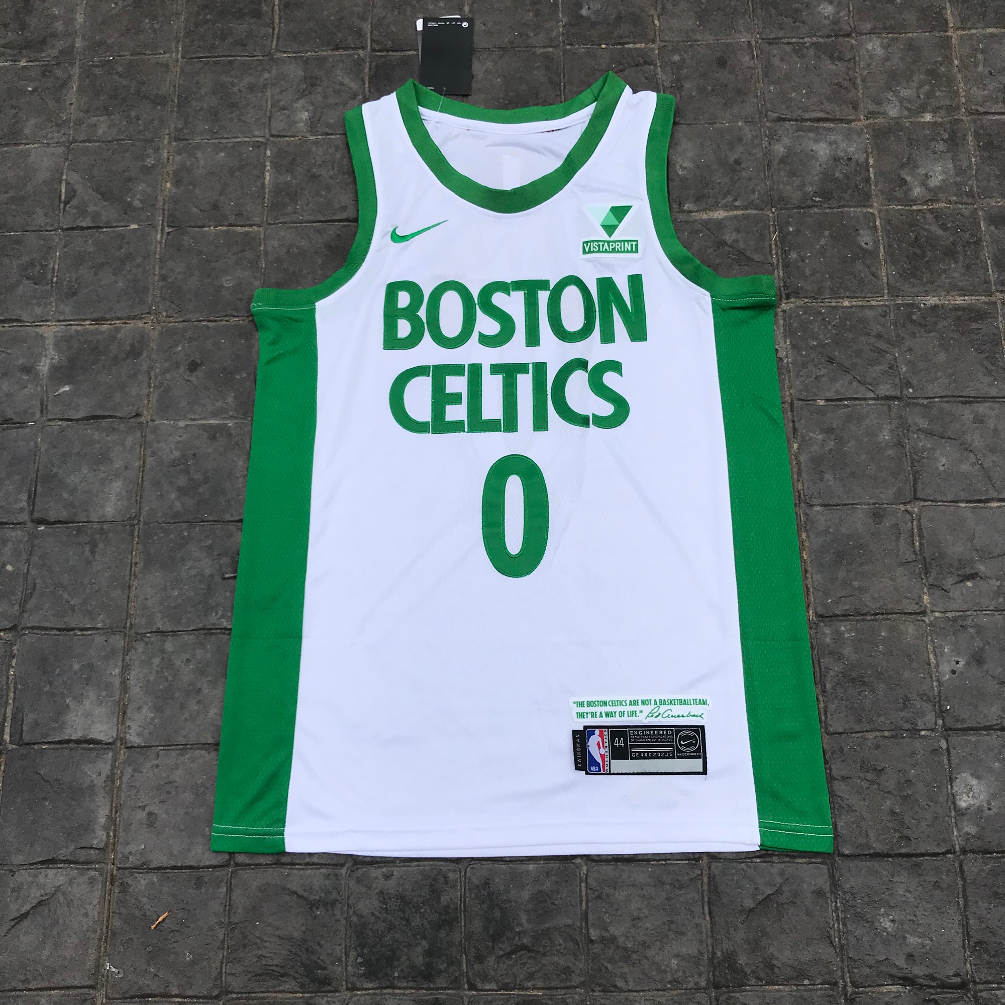 เสื้อบาสเกตบอลbasketball.jerseys(พร้อมจัดส่ง)#Boston Celtics New city edition 0 Tatum.