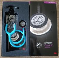 หูฟังแพทย์ STETHOSCOPE 3M LITTMANN CLASSIC III S.E. (ของแท้) สี Turqupise Smoke Pink Stem