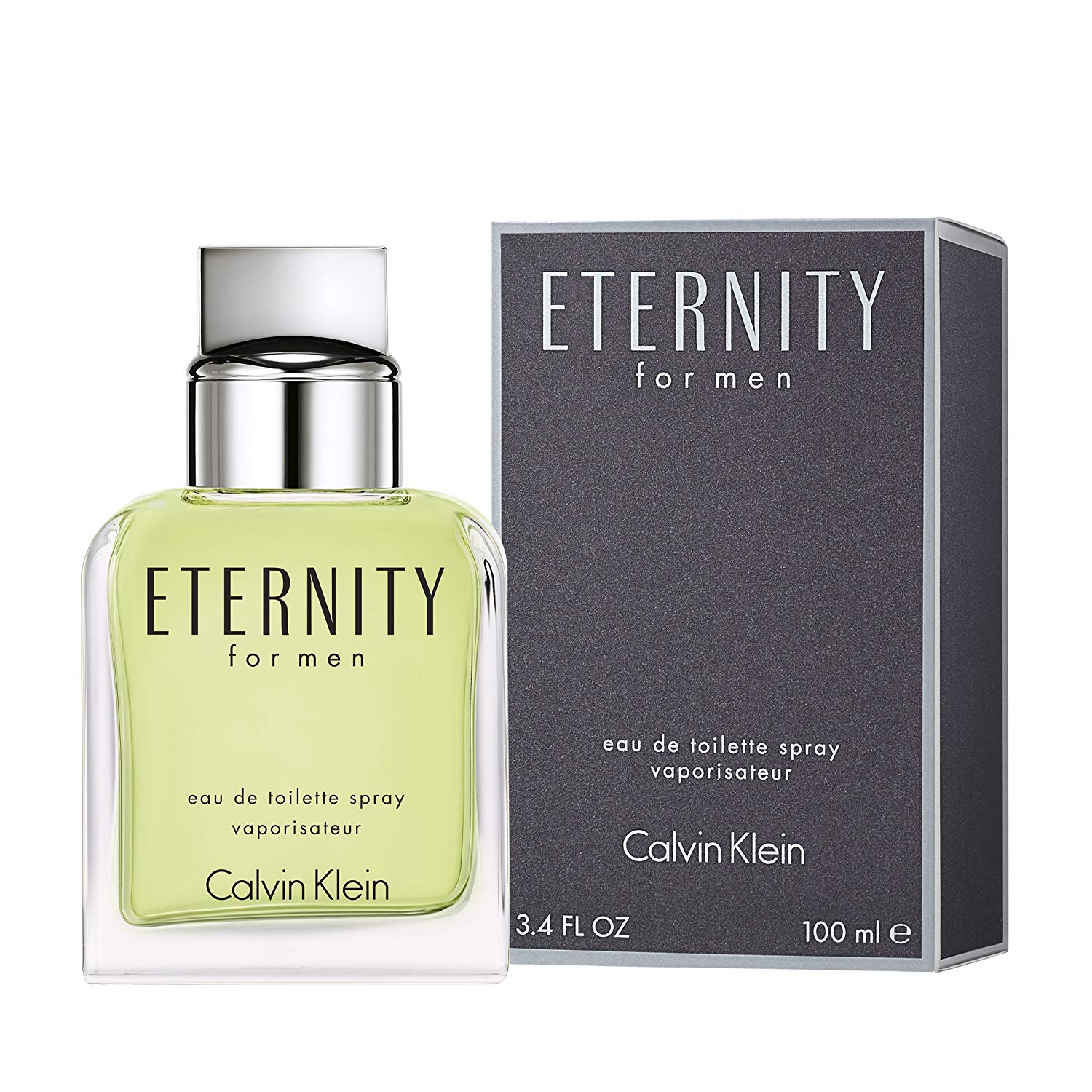 น้ำหอมสุภาพบุรุษ รุ่น CK Eternity For Men Eau De Toilette ขนาด 100 ml.ของแท้ กล่องซีล