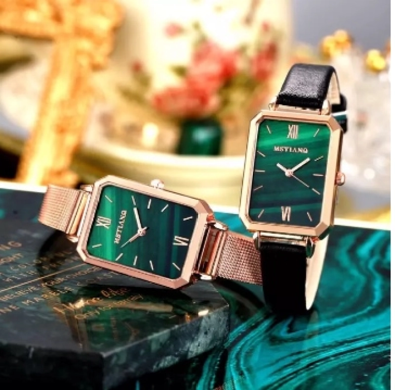 รูปภาพสินค้าแรกของMSTIANQ ใหม่ผู้หญิงนาฬิกาแฟชั่น Casual นาฬิกาควอตซ์ erkek kol saati หนังสายนาฬิกาผู้หญิงนาฬิกา montre femme