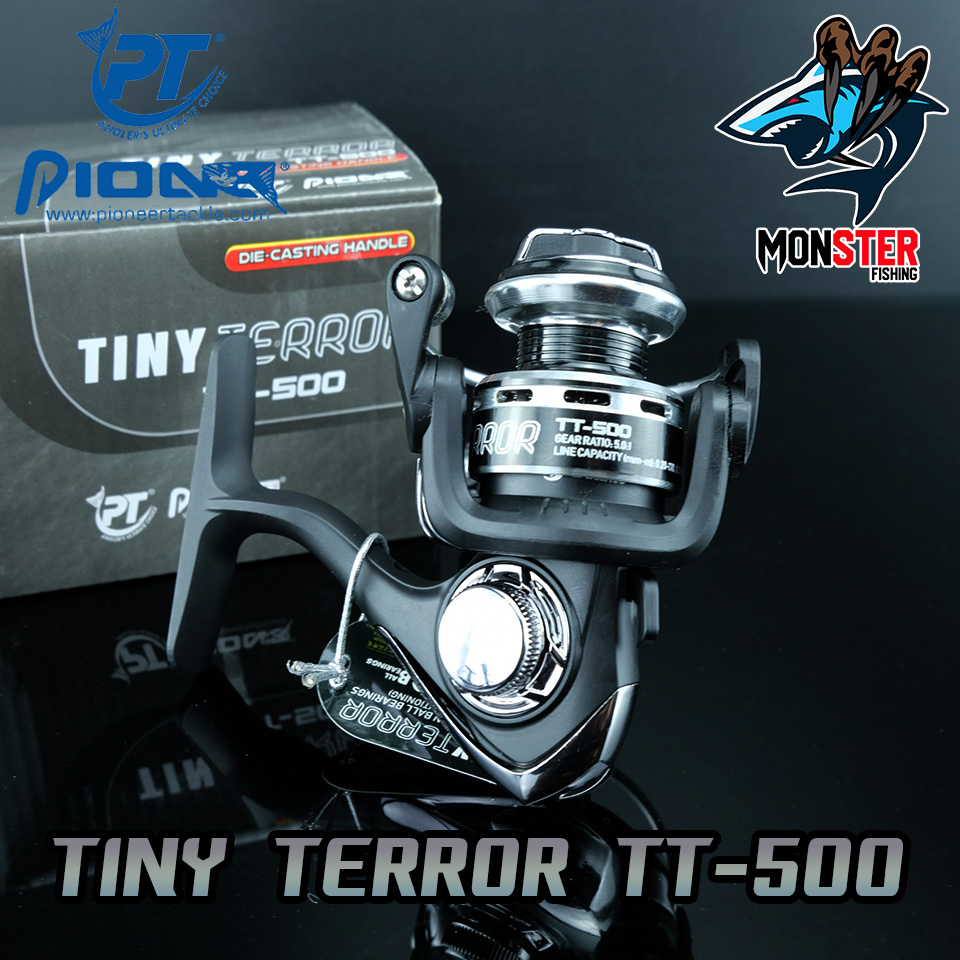 รอกสปินนิ่ง PIONEER TINY TERROR TT-500 (BLACK SILVER)