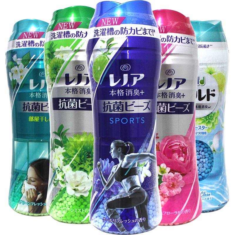 P&G Japan ANTI-BACTERIAL Series Scented Beads 490ml430ml Bottle Refill Fabric Laundry Fragrance Softener ราคา 297 บาท*ส่งฟรี