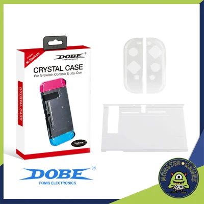 Dobe Crystal Case for Nintendo Switch Console & Joy-Con (TNS-1710)(เคสใส)(กรอบใส)(เคส switch)(กรอบ switch)(crystal case)(เคส joy con)(switch case)(joy con case)
