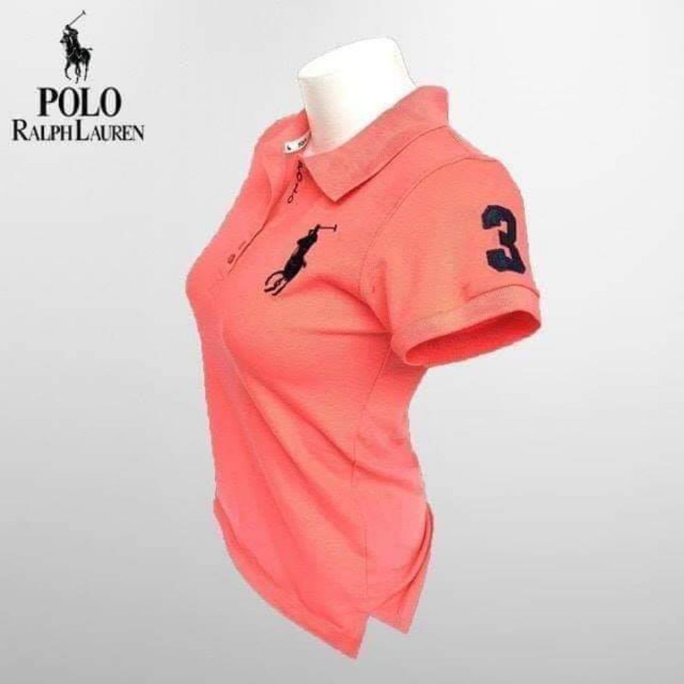 เสื้อ​โปโล​ สีโอรส​ เสื้อคอปก​ POLO​