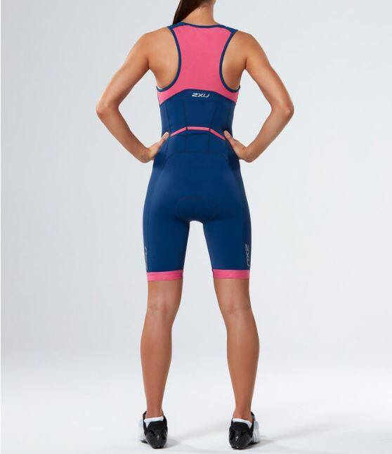 ชุดไตรกีฬา ชุดออกกำลังกาย สำหรับผู้หญิง 2XU ACTIVE Trisuit - WT4371d
