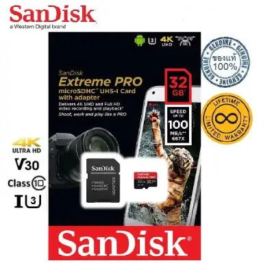 SanDisk 32GB Extreme PRO Micro SD 667x R100/W90