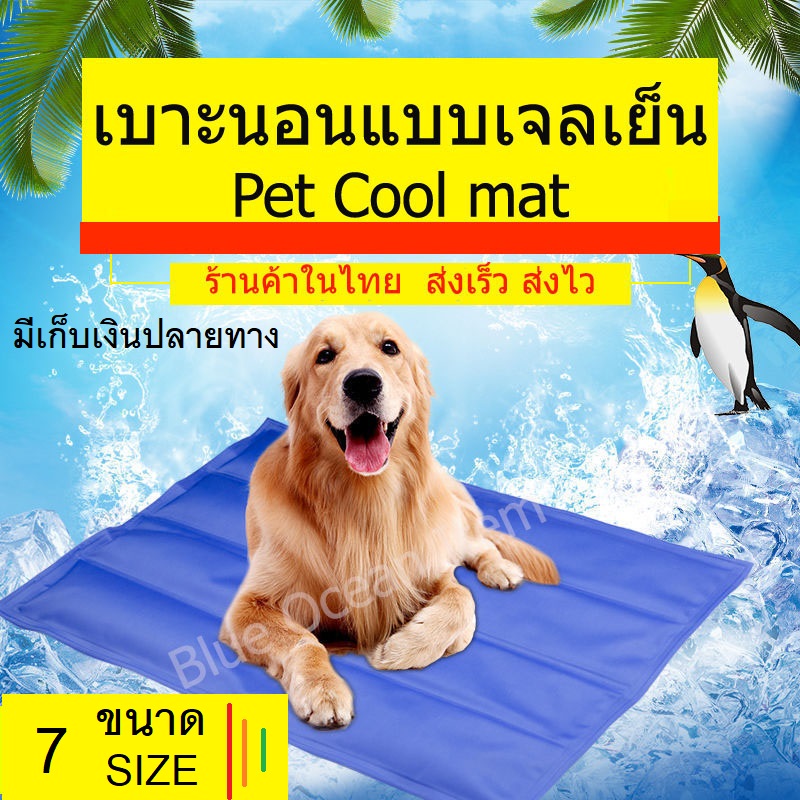 Pet Cool mat/ ที่นอนแบบเย็น/ เบาะรองนอนแบบเย็นสำหรับสุนัขและแมว/ ที่นอนสุนัขแบบเย็น/ แผ่นเจลเย็นรองนอนหมาแมว/ ที่นอนแผ่นเจลเย็นหมาแมว