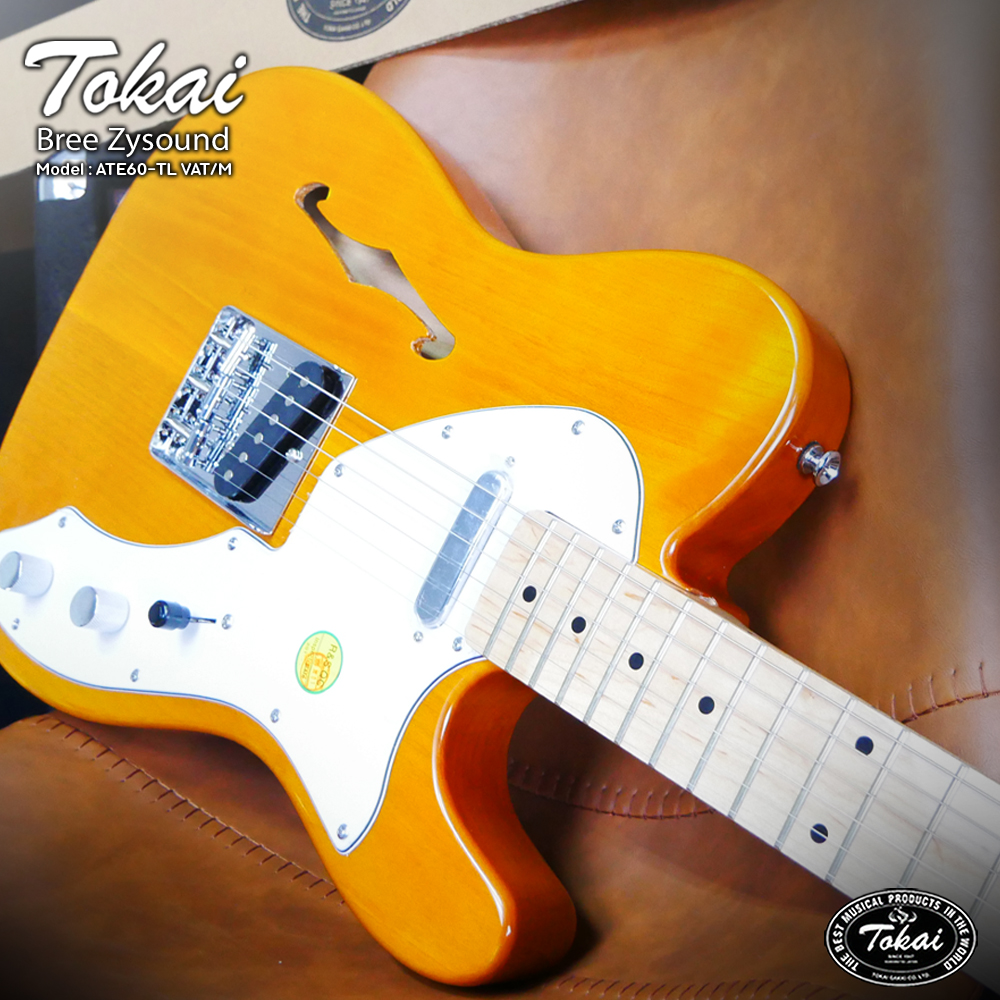 Tokai กีตาร์ไฟฟ้า Electric Guitar รุ่น ATE60 Thinline VNT/M